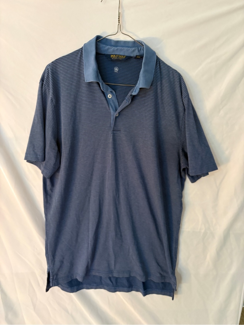 Polo by Ralph Lauren Blue Striped Cotton Polo